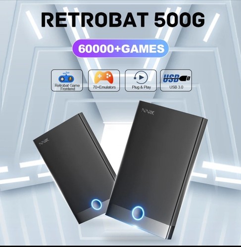 Retro game console 500gb hdd - console,