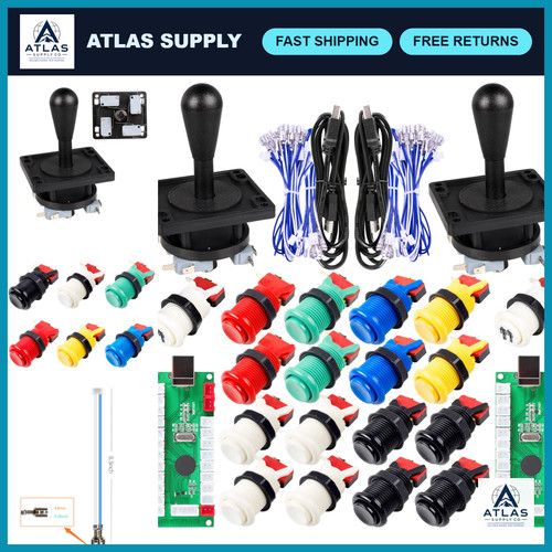 Joystick pulsante arcade - e,