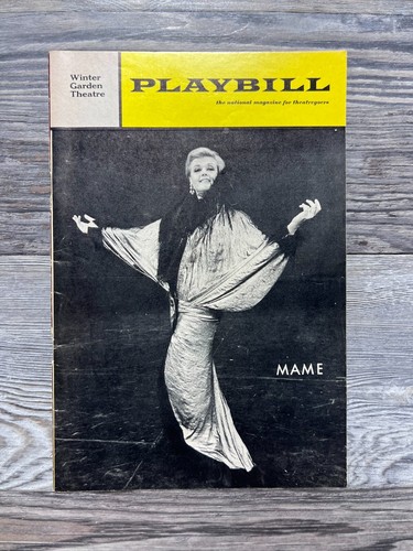 Mame playbill ottobre 1966 - mame,, playbill,